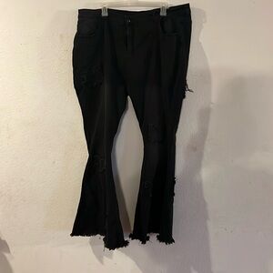 Preloved faded black jeans